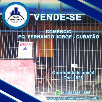 Ponto Comercial em Cubatão, bairro Parque Fernando Jorge
