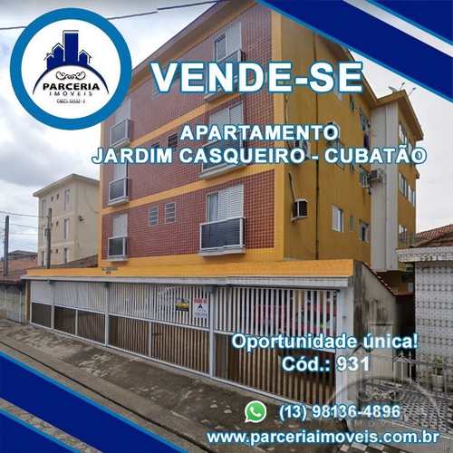 Apartamento, código 931 em Cubatão, bairro Jardim Casqueiro