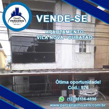 Apartamento em Cubatão, bairro Vila Nova