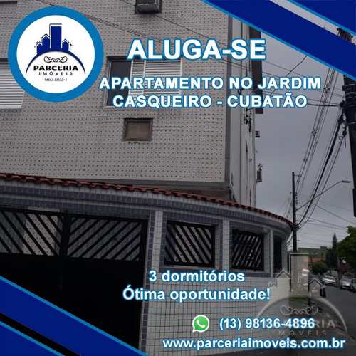 Apartamento, código 1009 em Cubatão, bairro Jardim Casqueiro