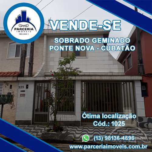Sobrado, código 1025 em Cubatão, bairro Vila Ponte Nova