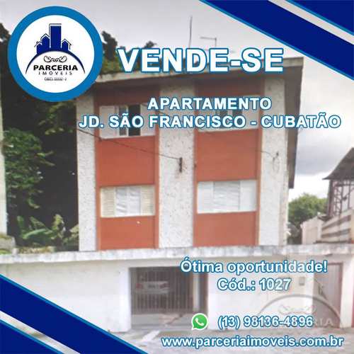 Apartamento, código 1027 em Cubatão, bairro Jardim São Francisco