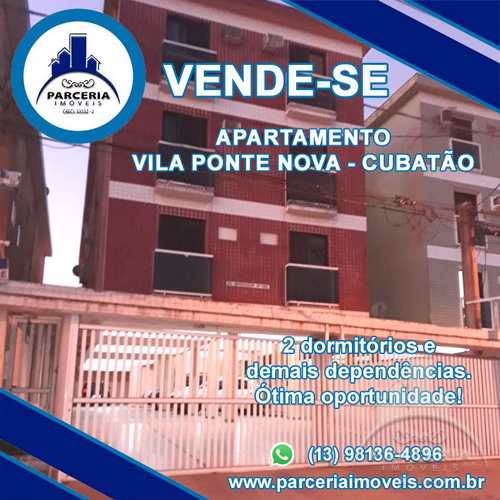Apartamento, código 1059 em Cubatão, bairro Jardim Casqueiro