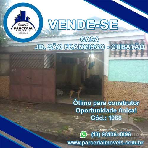 Casa, código 1068 em Cubatão, bairro Jardim São Francisco
