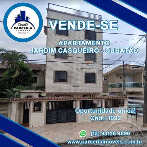 Apartamento, código 1092 em Cubatão, bairro Jardim Casqueiro