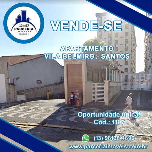 Apartamento, código 1107 em Santos, bairro Vila Belmiro