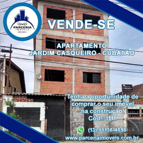 Apartamento, código 1110 em Cubatão, bairro Jardim Casqueiro