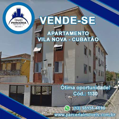 Apartamento, código 1130 em Cubatão, bairro Vila Nova