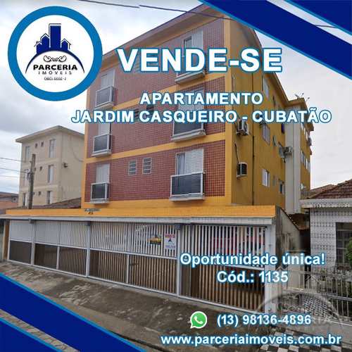 Apartamento, código 1135 em Cubatão, bairro Jardim Casqueiro