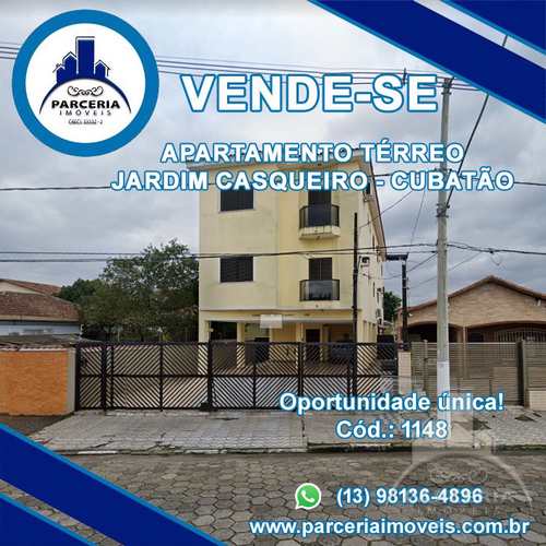 Apartamento, código 1148 em Cubatão, bairro Jardim Casqueiro