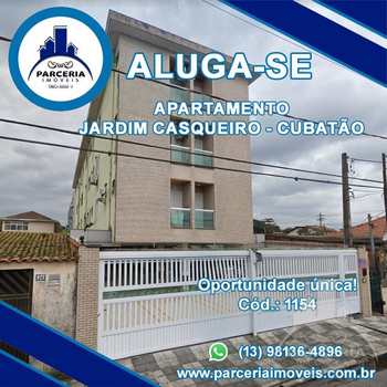 Apartamento em Cubatão, bairro Jardim Casqueiro