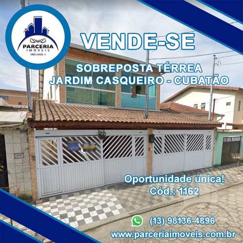 Casa, código 1162 em Cubatão, bairro Jardim Casqueiro