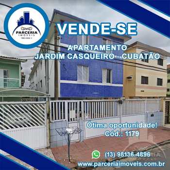 Apartamento em Cubatão, bairro Jardim Casqueiro