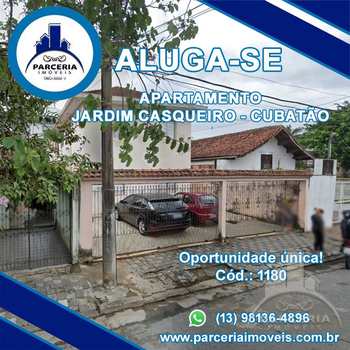 Apartamento em Cubatão, bairro Jardim Casqueiro