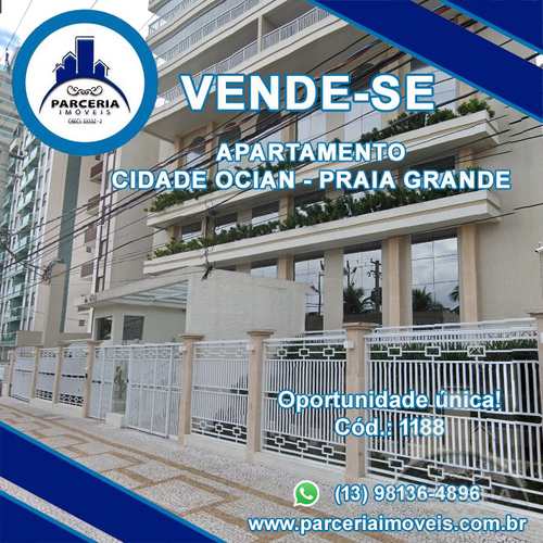 Apartamento, código 1188 em Praia Grande, bairro Aviação