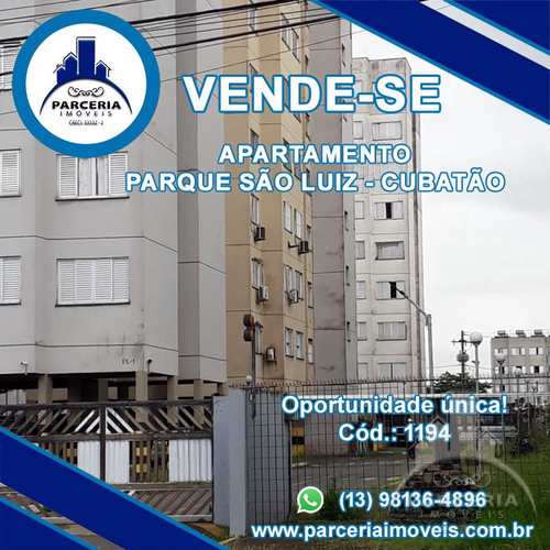 Apartamento, código 1194 em Cubatão, bairro Parque São Luis