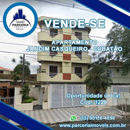 Apartamento, código 1229 em Cubatão, bairro Jardim Casqueiro