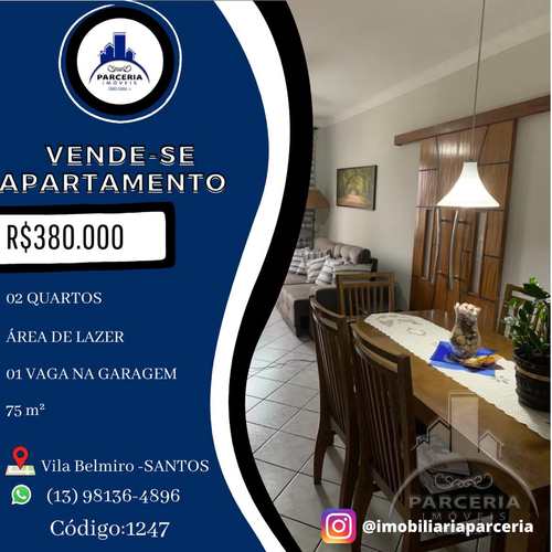 Apartamento, código 1247 em Santos, bairro Vila Belmiro