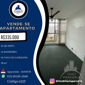 Apartamento em Santos, bairro Aparecida