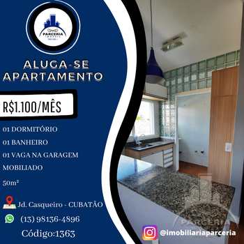 Apartamento em Cubatão, bairro Jardim Casqueiro