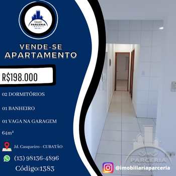 Apartamento em Cubatão, bairro Jardim Casqueiro