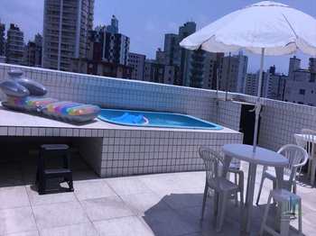 Cobertura, código 884 em Praia Grande, bairro Guilhermina