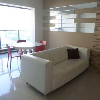 Flat em Guarujá, bairro Pitangueiras