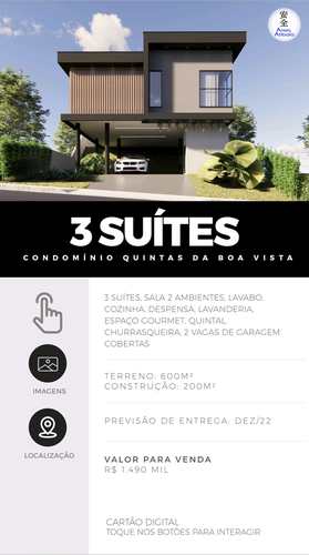Casa de Condomínio, código 2150 em Atibaia, bairro Condominio Quintas da Boa Vista