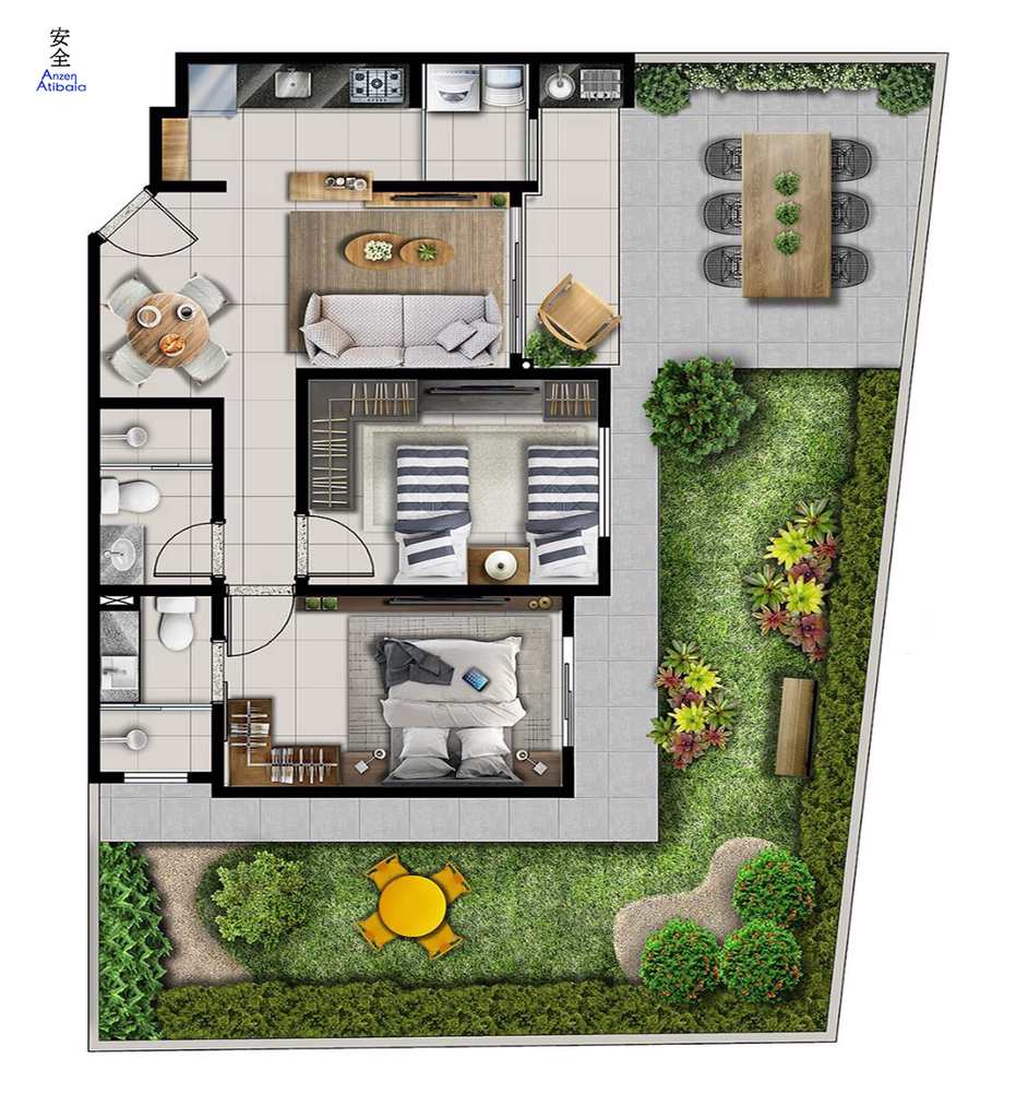 Apartamento em Atibaia, no bairro Alvinópolis