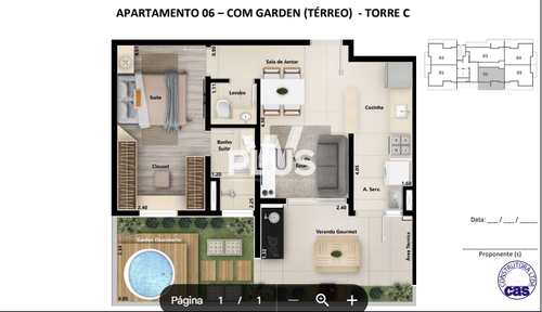 Apartamento, código 219332 em Sorocaba, bairro Jardim América