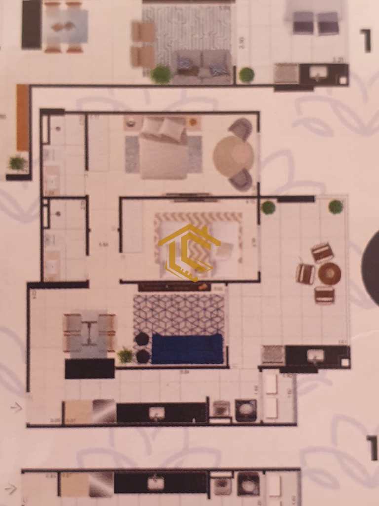 Apartamento em Praia Grande, no bairro Caiçara