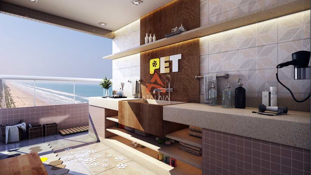 Apartamento em Praia Grande, no bairro Real