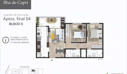 Apartamento, código 423394 em Mongaguá, bairro Jardim Praia Grande