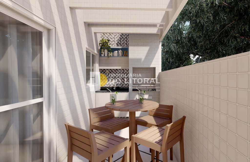 Apartamento em Mongaguá, no bairro Vila Atlântica