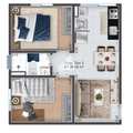 Apartamento em Sorocaba, bairro Loteamento Dinorá Rosa