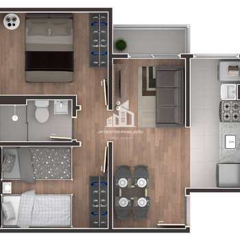 Apartamento em Sorocaba, bairro Horto Florestal