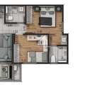 Apartamento em Sorocaba, bairro Jardim Paulistano