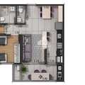 Apartamento em Sorocaba, bairro Jardim Paulistano