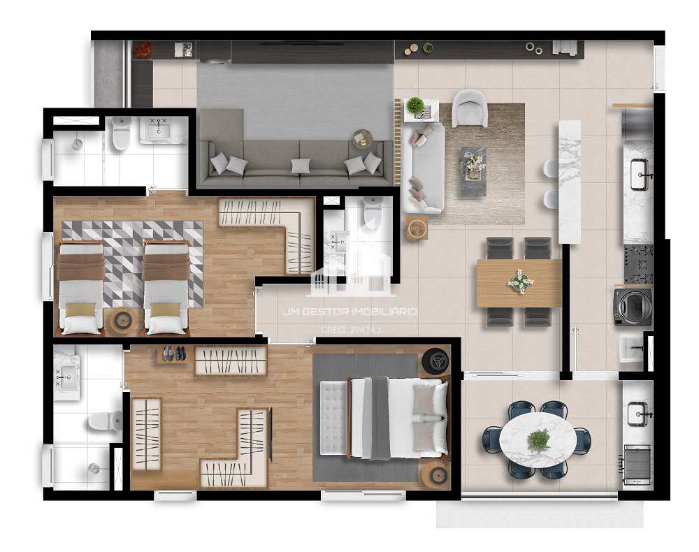 Apartamento em Sorocaba, no bairro Centro