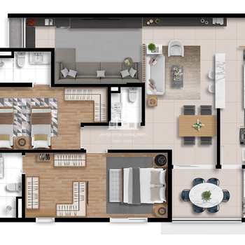Apartamento em Sorocaba, bairro Centro