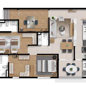 Apartamento em Sorocaba, bairro Centro