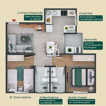 Apartamento em Sorocaba, bairro Caguassu