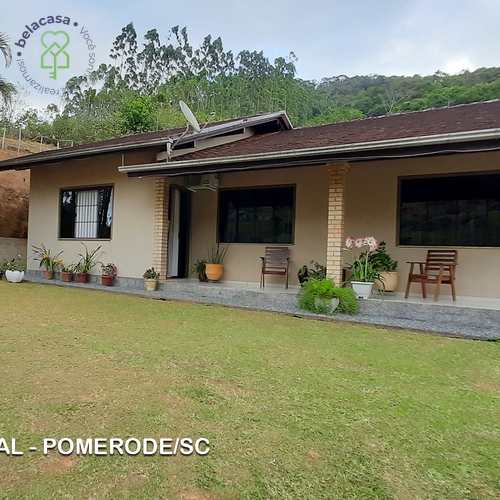 Casa para aluguel, 3 quartos, 1 vaga, Sossego - Schroeder/SC - MGF