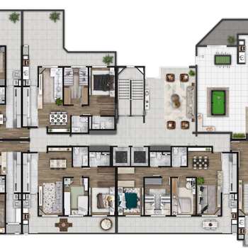 Apartamento em Curitiba, bairro Bacacheri
