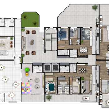 Apartamento em Curitiba, bairro Bacacheri