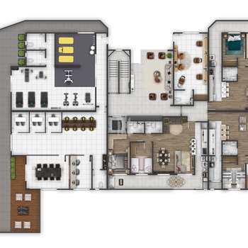 Apartamento em Curitiba, bairro Bacacheri