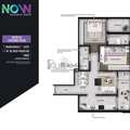 Planta now - 2 Dorms 54m2