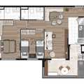 planta 2 dorms. horizon 65