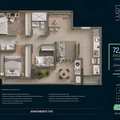 Planta 72m²