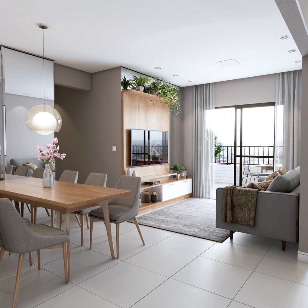 Apartamento em Praia Grande, no bairro Aviação